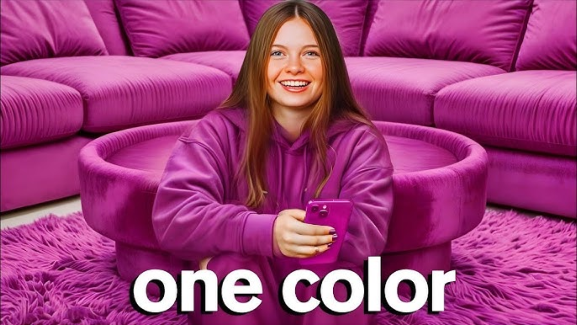 Living Alone in ONE COLOR for 24 Hours – Salish Style!