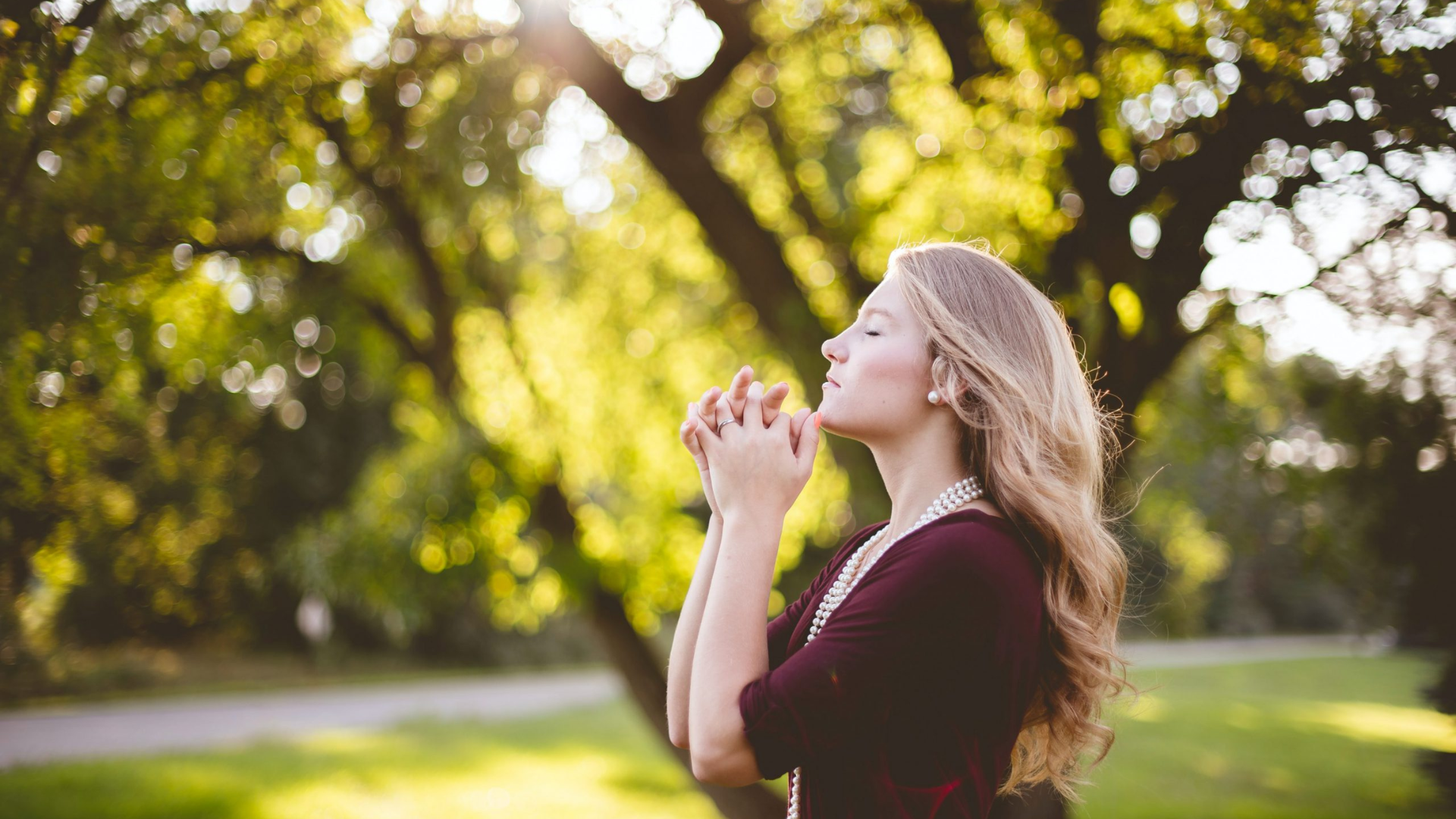 The woman prayed for 10 straight hours, and an unexpected stroke of luck came her way.